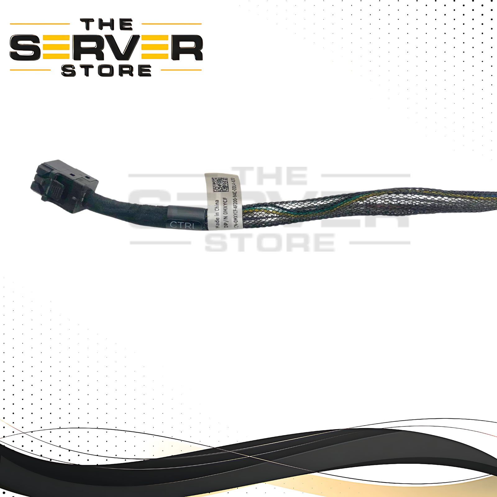 Dell PowerEdge R340 Server Four (4x) 3.5-inch PCIe Disk Arrays Cable. P/N: MXYCF, 0MXYCF.
