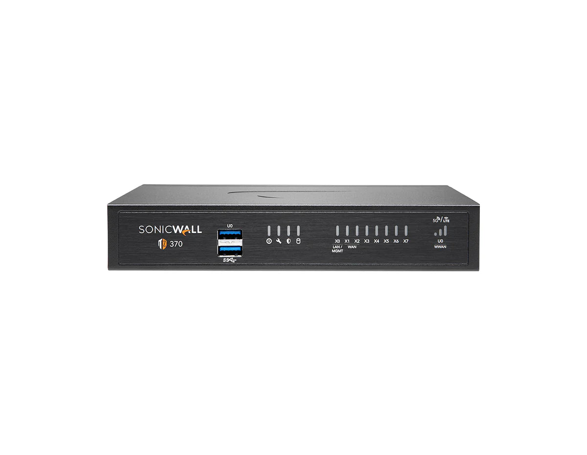 SonicWall TZ370 1 Year Total Secure Essential Edition Firewall (02-SSC-6817)
