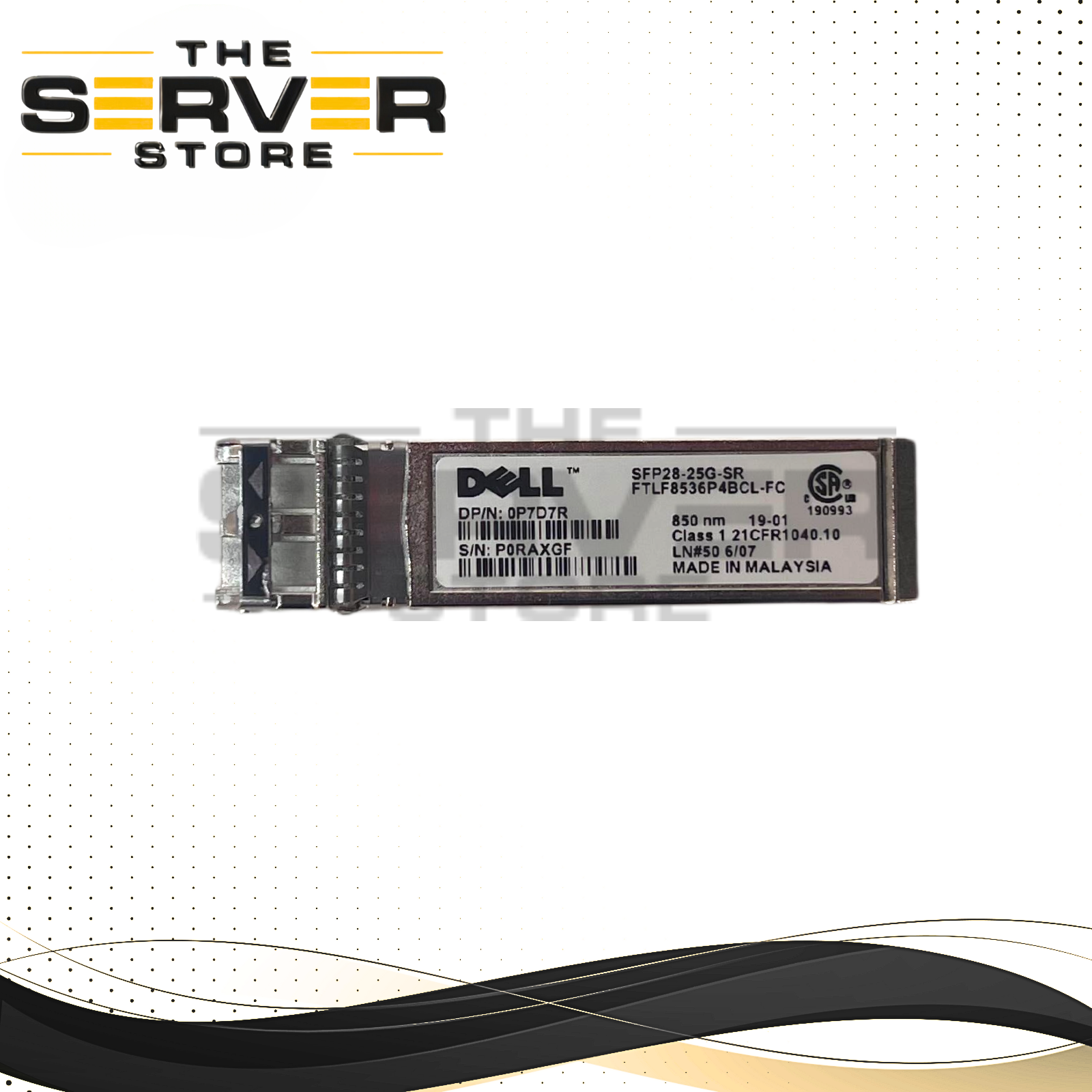 Dell SFP28-25G-SR 850NM 25GBE SW Transceiver (0P7D7R)
