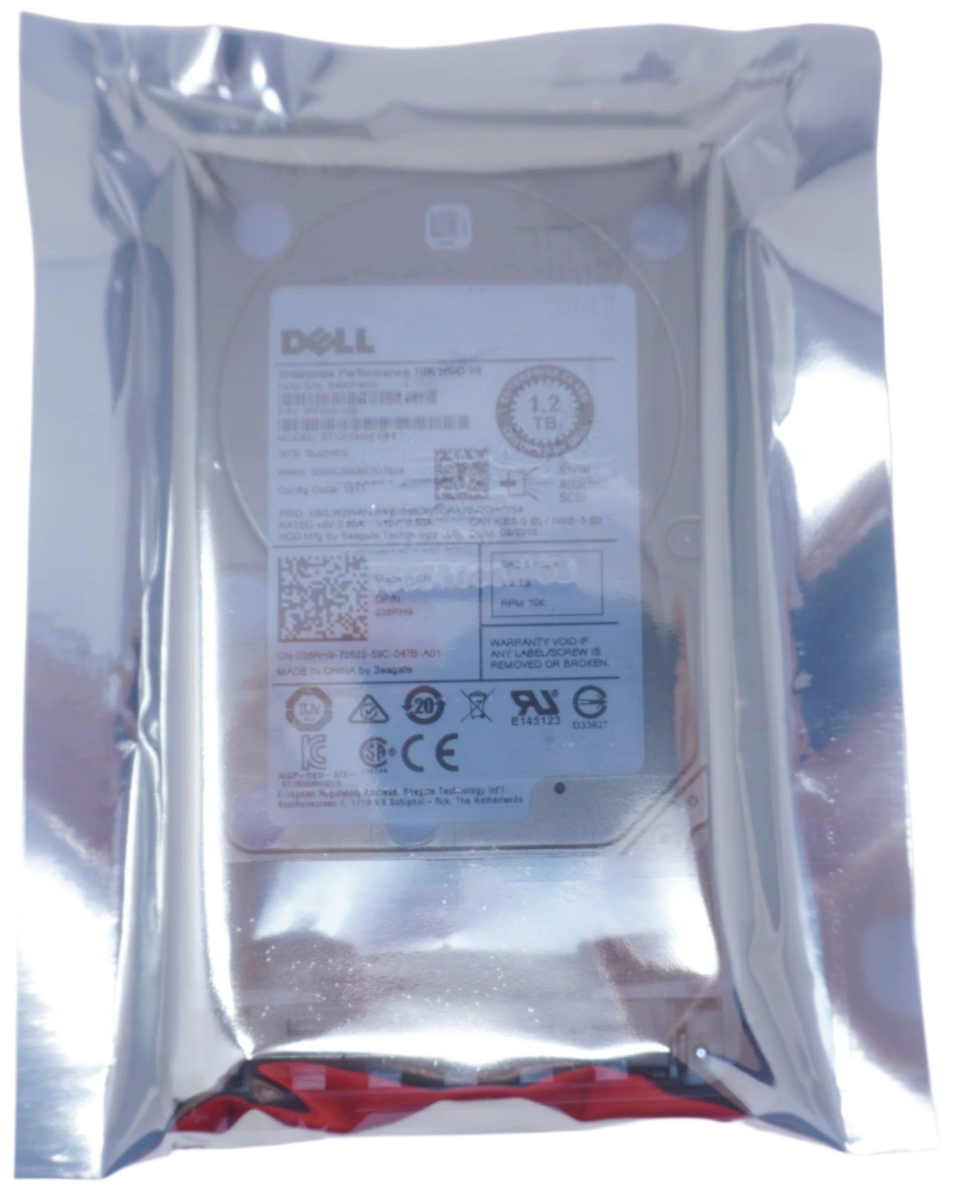 36RH9 Dell 1.2TB 10K 6Gb/s 2.5 SAS Hard Drive ST1200MM0088