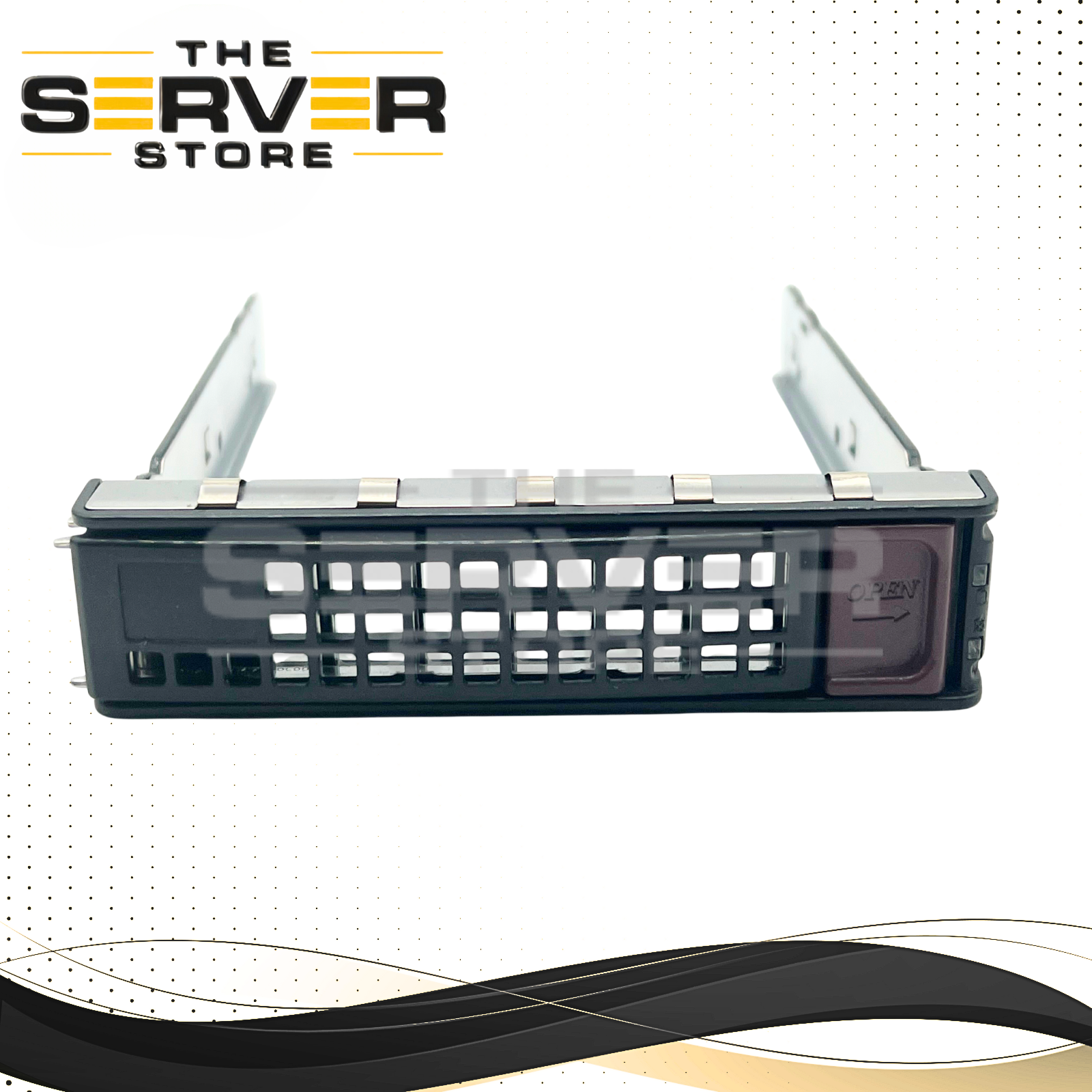 (LOT OF 4) Supermicro SAS SATA LFF 3.5 Hard Drive Tray Caddy 01-SC97373-XX00C104