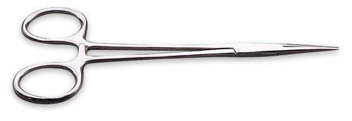 SPC HS-6 Hemostat Clamp, Straight Nose Serrated Jaw, 6"