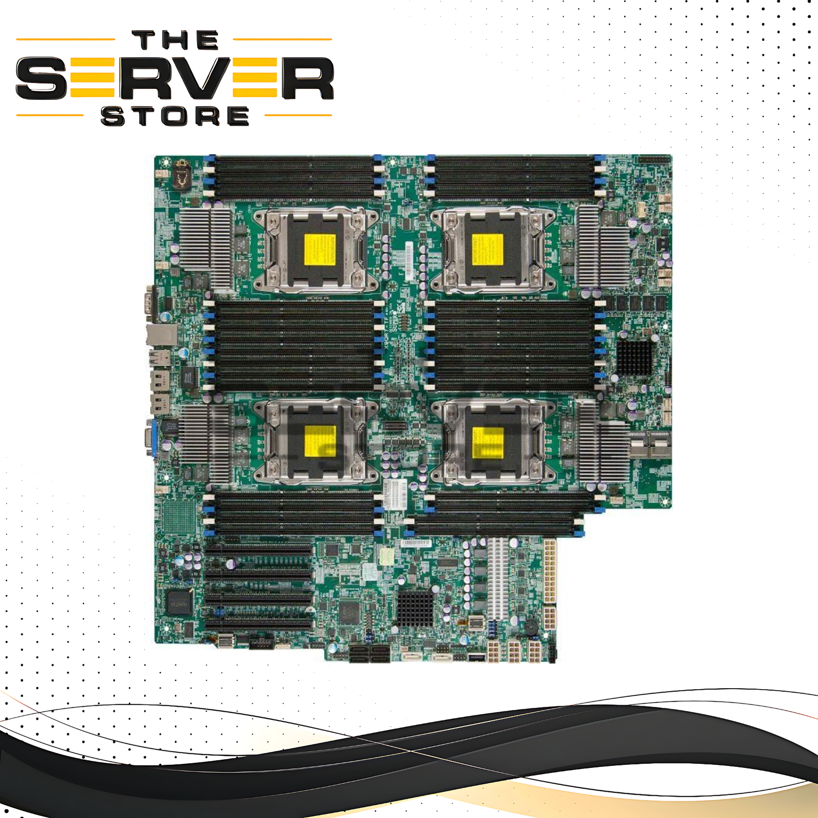 SuperMicro Intel C602 Chipset Xeon Quad LGA2011 Socket System Board (X9QRI-F+)