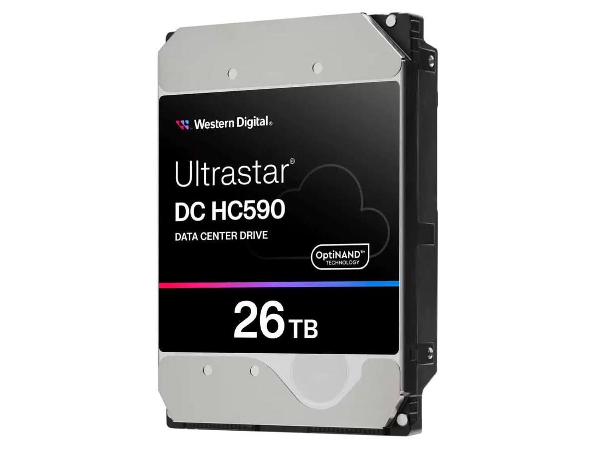 Western Digital Ultrastar DC HC590 0F65638 26TB 512MB 7200RPM SAS 3.5in Hard Drive