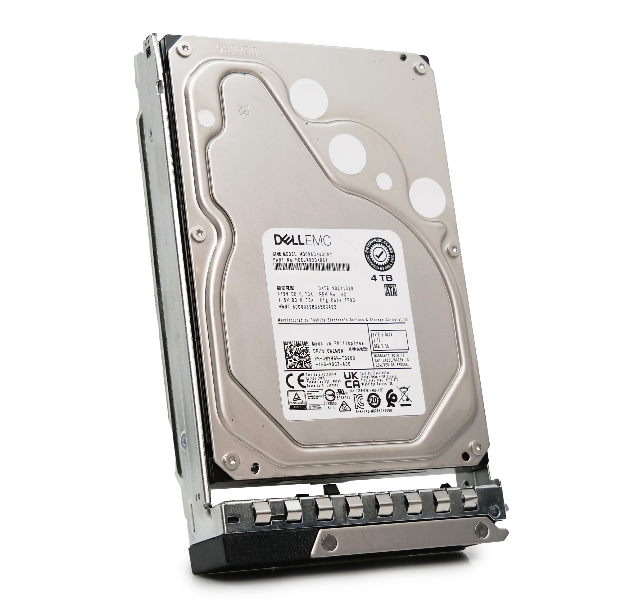 Dell G14 161-BBRL 4TB 7.2K RPM SATA 6Gb/s 512n 3.5in Hard Drive