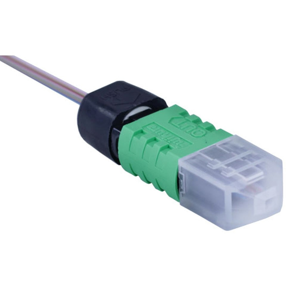 AFL FuseConnect MPO Single Mode APC 3mm Cord 250μm Ribbon Female Green, Pack of 6