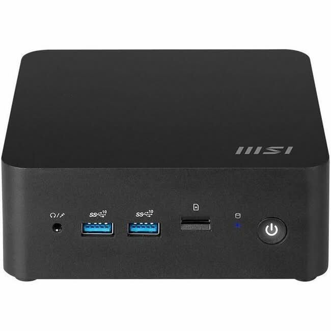 MSI CUBINUC023BTAA Cubi N 1M-023BUST Intel Core 3-100U Non-OS Mini PC Barebone