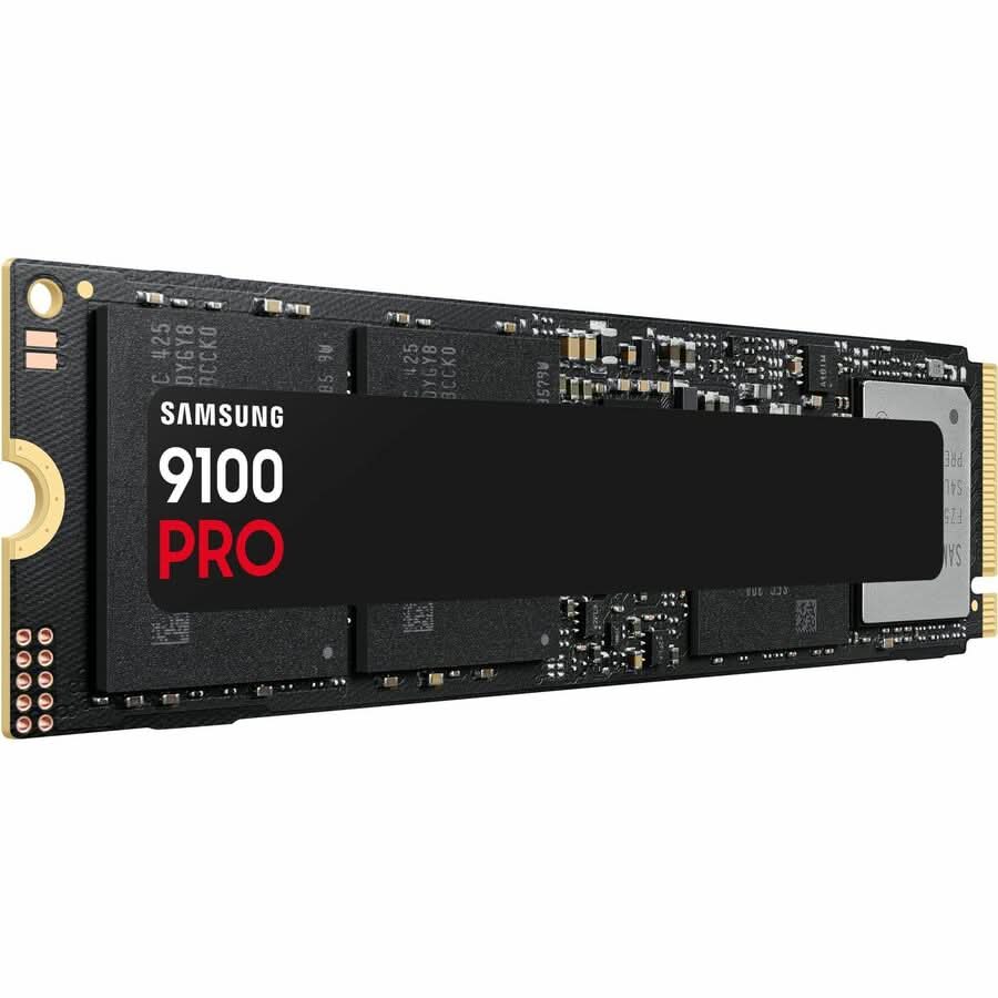 Samsung MZ-VAP4T0B/AM 4TB 9100 PRO PCIE 5.0X4 NVME 2.0 V NAND TLC V8 M.2 Year Limited Warranty SSD