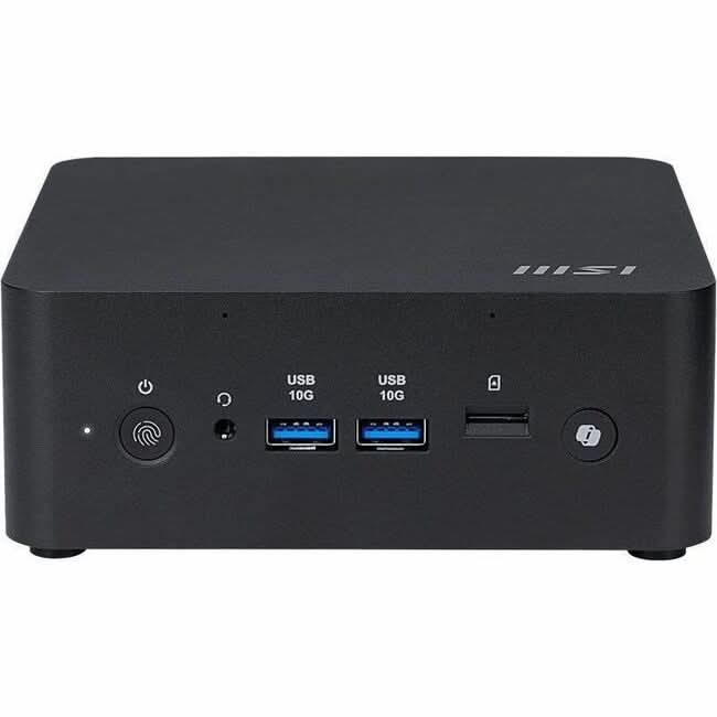 MSI CUNUC2MG020TAA Cubi NUC AI+ 2MG-020UST Intel Core Ultra 9 1TB SSD Black Mini PC TAA Compliant