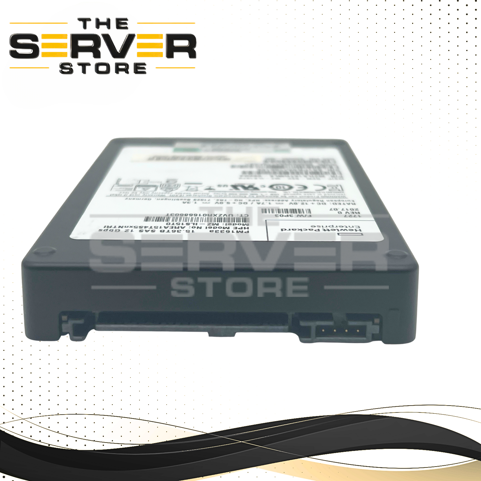 (95% to 90% Health) Samsung 15.36TB SAS 12Gbps RI 2.5" SSD PM1633a Series MZ-ILS15T0 MZILS15THMLS