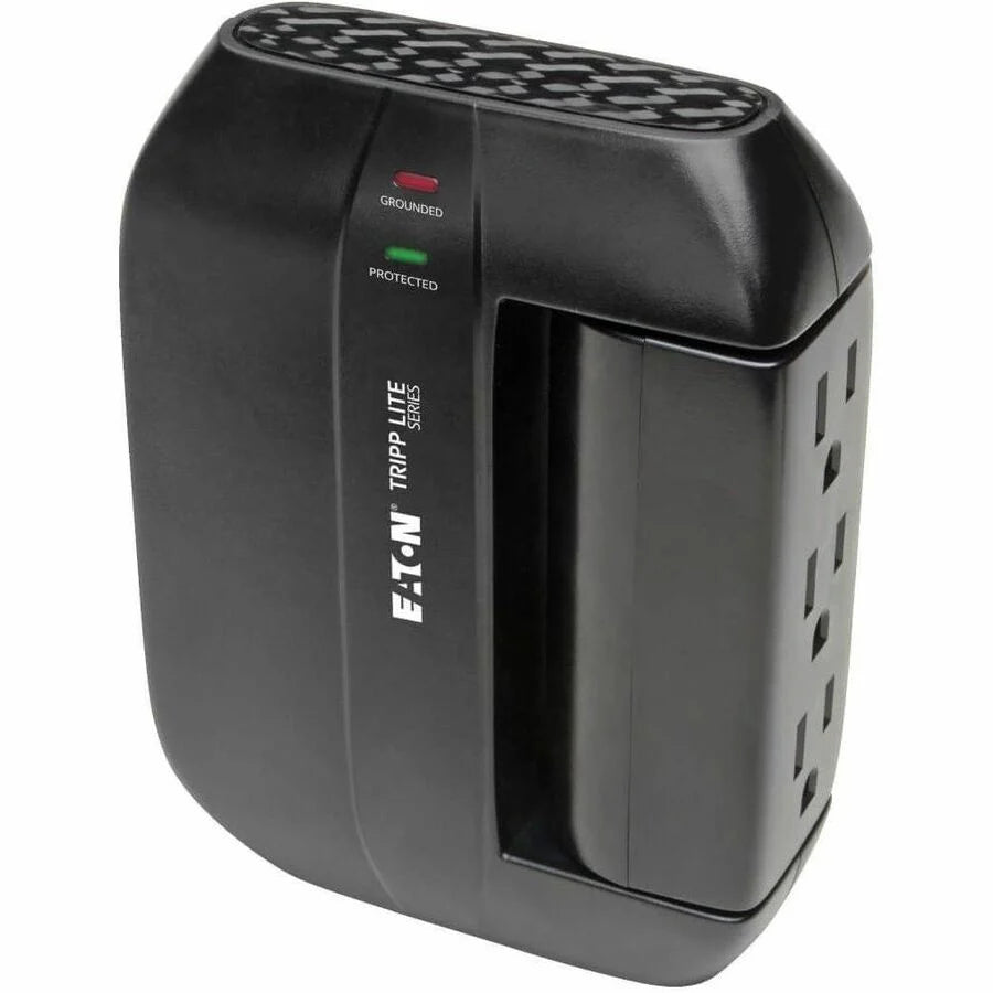 Eaton Tripp Lite Series Protect It! Surge Protector with 3 Rotatable Outlets, 3 Stationary, side facing Outlets, Direct-Plug In, 1200 Joules