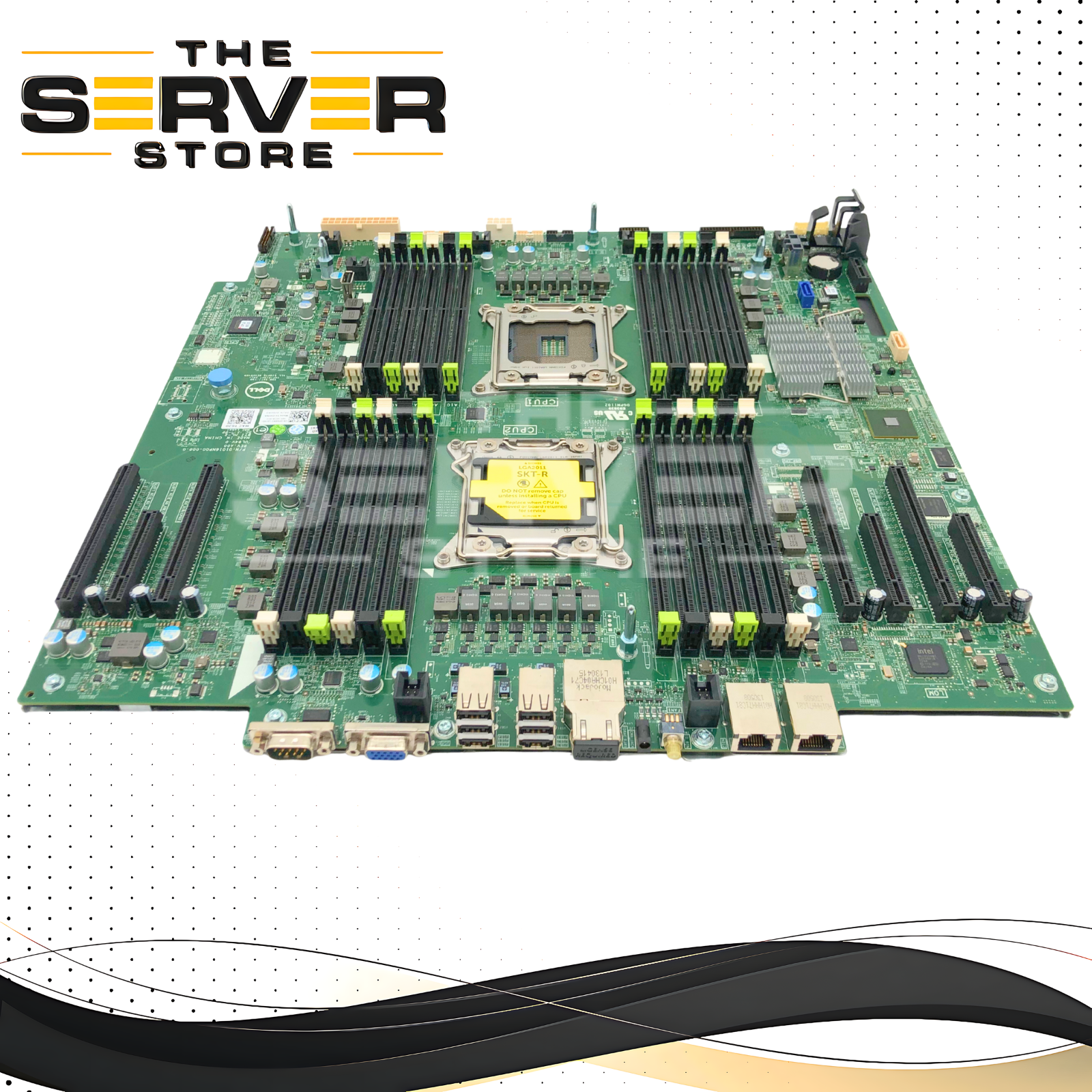 Dell PowerEdge T620 V3 Dual LGA2011 Socket System Board (Motherboard). P/N: F5XM3, 0F5XM3.