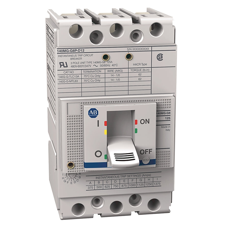 140MG-G8P-D10 | Allen-Bradley Molded Case Circuit Breaker 3-P