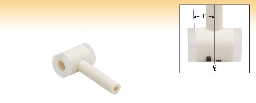 T-GC20S - Empty Gas Cell with Angled Ø1/2" Wedged Sapphire Windows, 20.0 mm Long, One Fill Tube