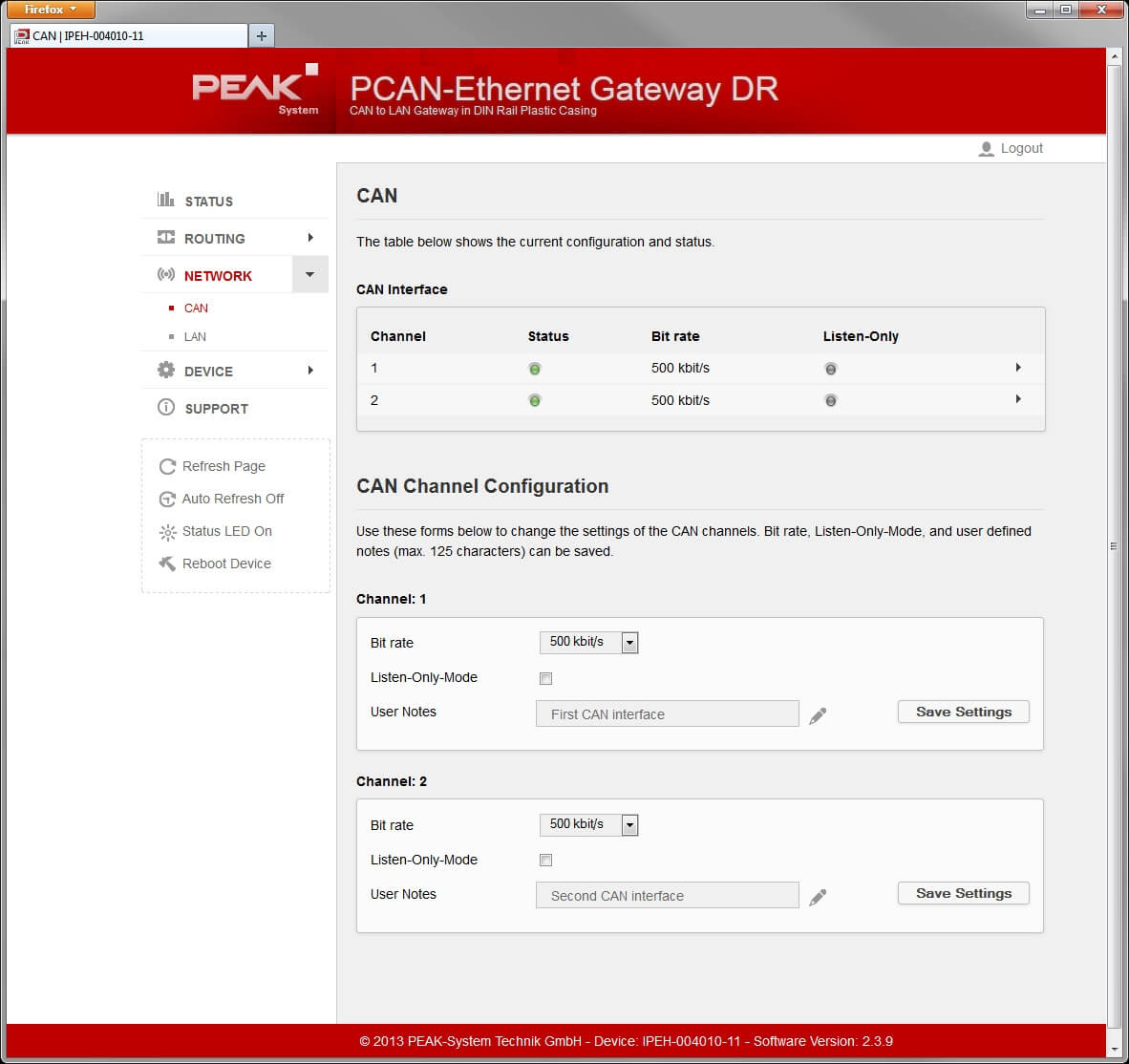 PCAN-Wireless Gateway
