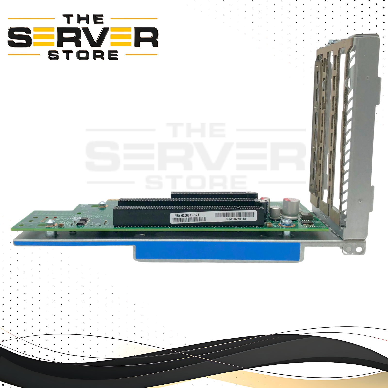 Intel 3-Slot PCI-Express x8 Riser Card with Metal Bracket for Intel Server Systems. P/N: H20087-171.
