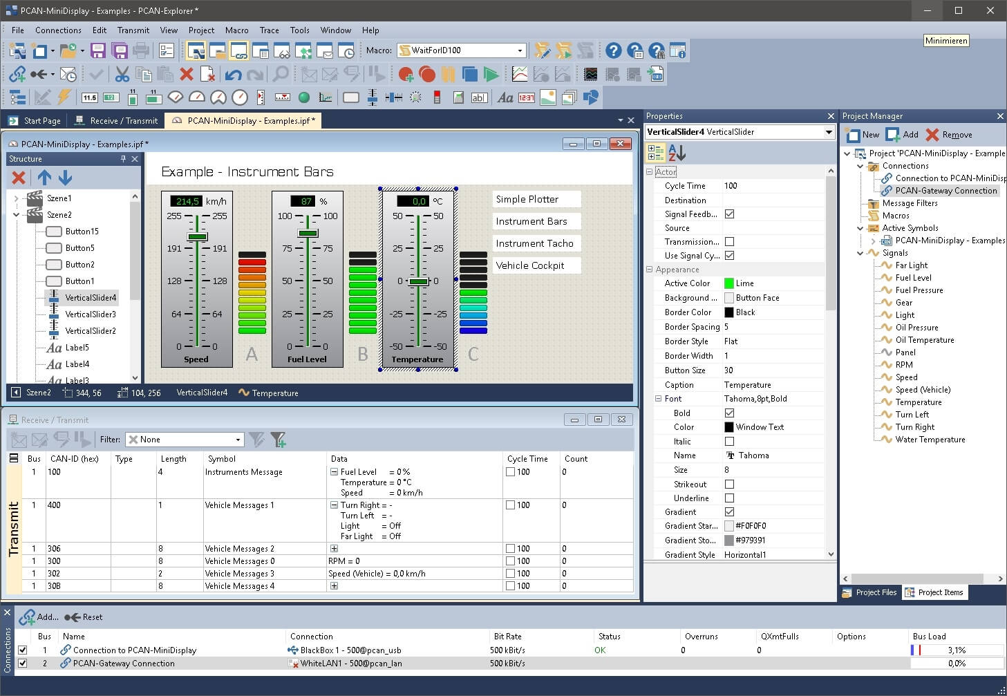 PCAN-Panel plug-in for PCAN Explorer 6