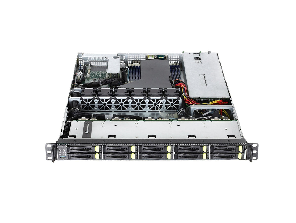 ASRock 1U10E-ROME/2T 1U AMD EPYC 64 Core Barebone Server