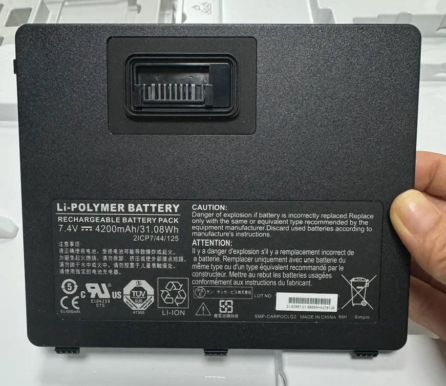 XPLOPE 1X101 B1 B2 B10 Military-Grade Lynx 101B2 1X1B1 Backplane Tablet Battery