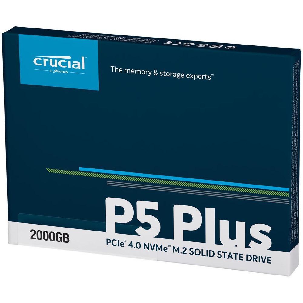 Crucial P5 Plus 2TB PCIe Gen 4.0 x4 NVMe M.2 2280 Refurbished SSD - CT2000P5PSSD8