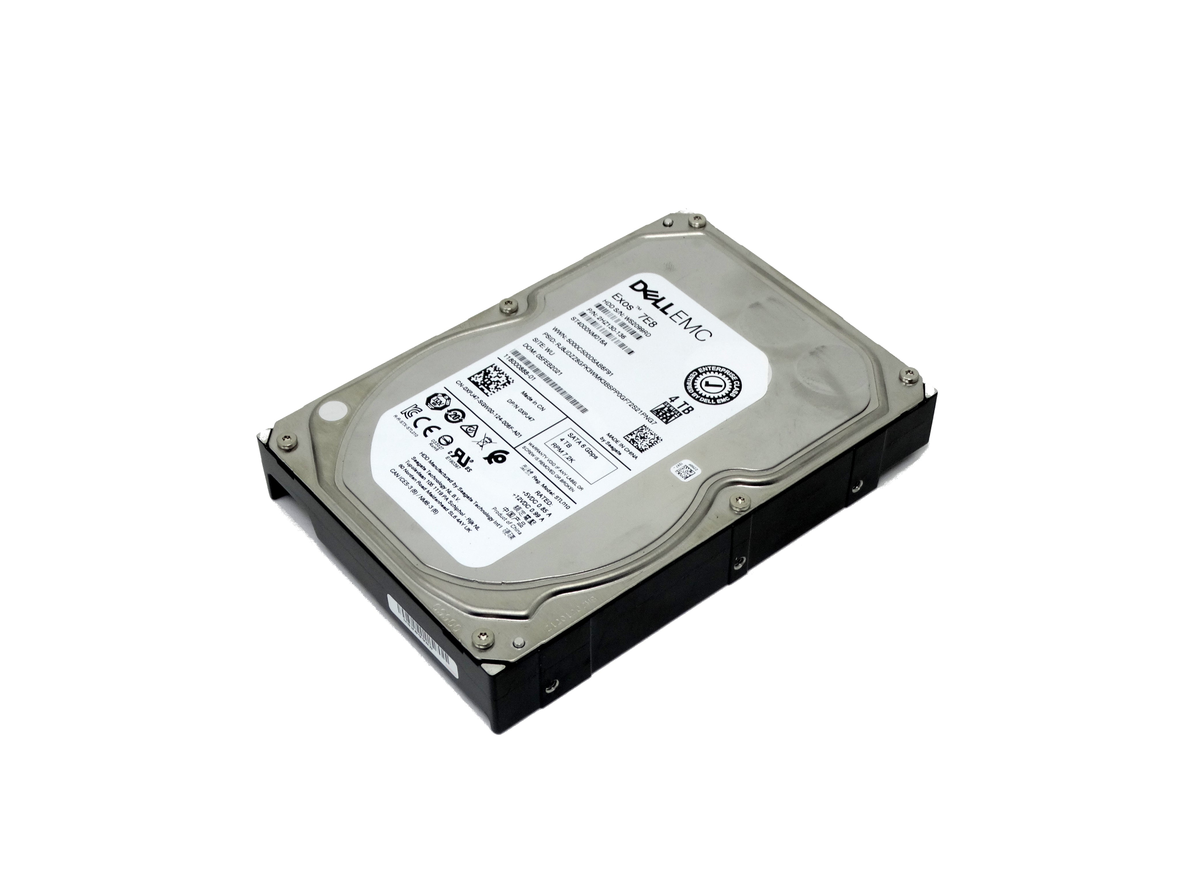 DELL 4TB 7.2K 6Gbps SATA 3.5'' Hard Drive HDD (0XPJ47)