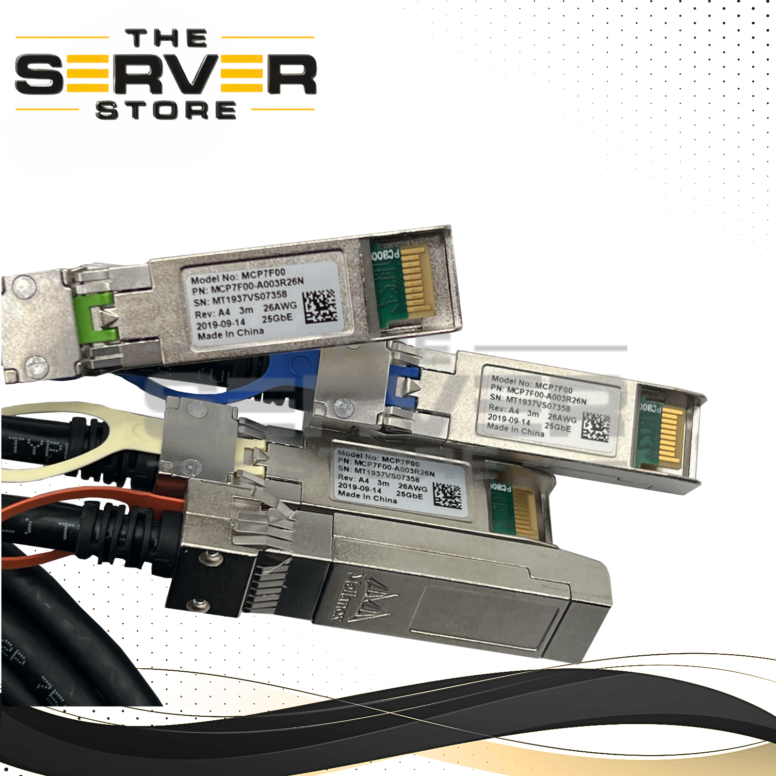 Mellanox DAC Splitter Cable Ethernet 100GbE to 4x25GbE 3m MCP7F00-A003R26N