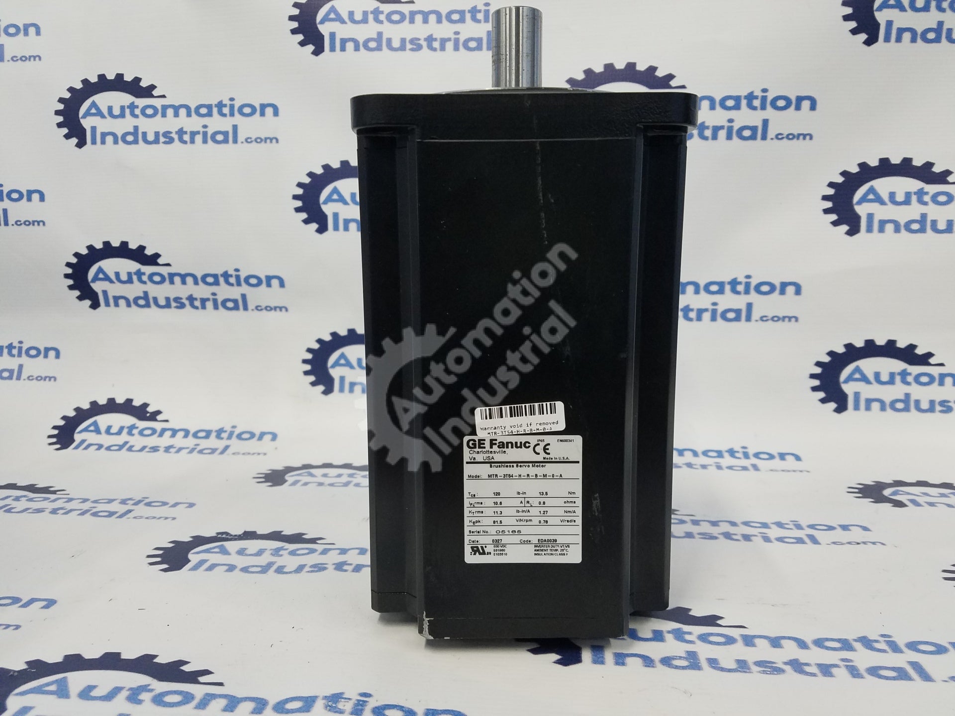 GE Fanuc MTR-3T54-H-R-B-M-0-A Brushiess Servo Meter 600VDC