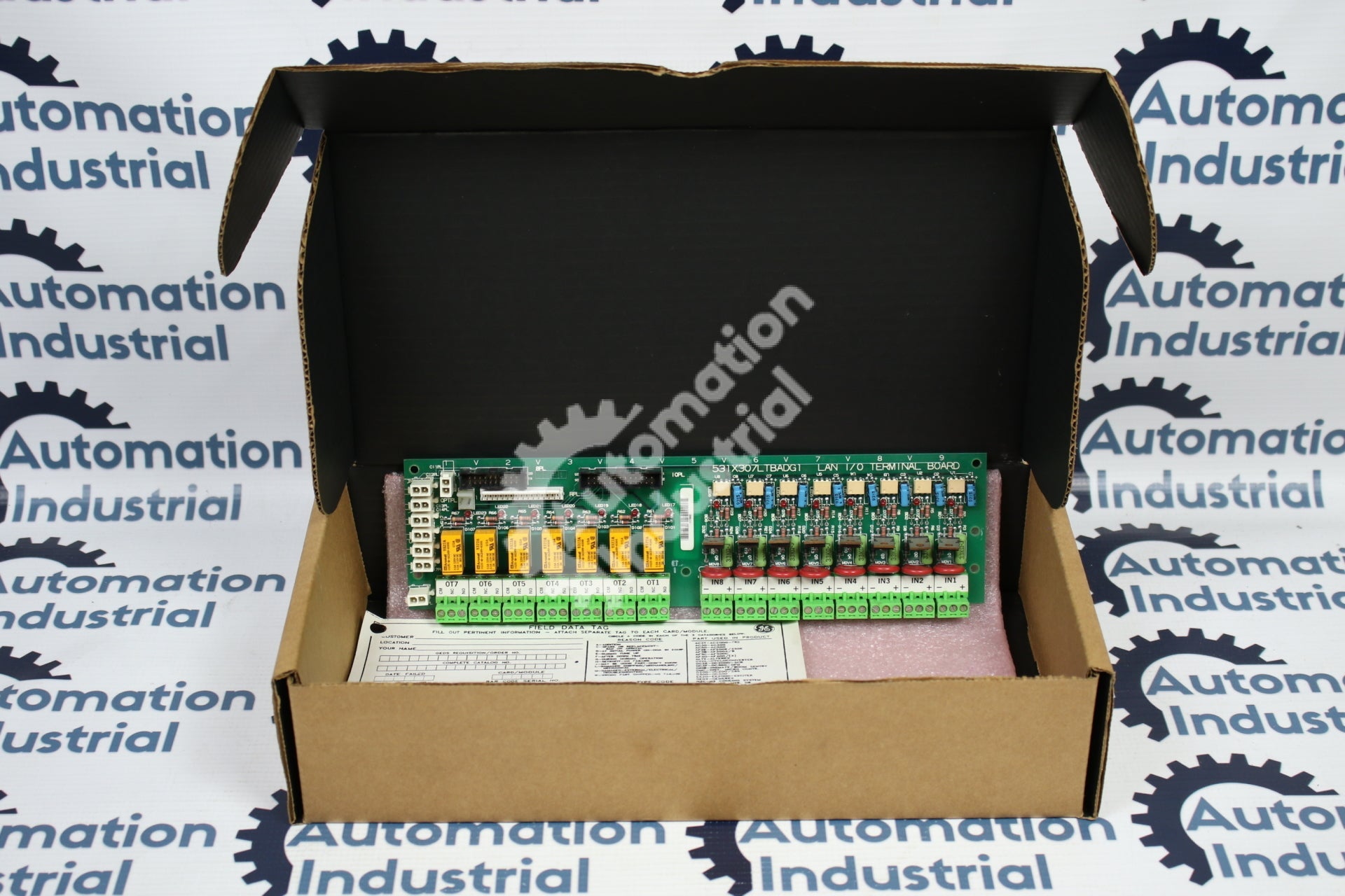 GE General Electric 531X307LTBADG1 F31X307LTBA LAN I/O Terminal Board