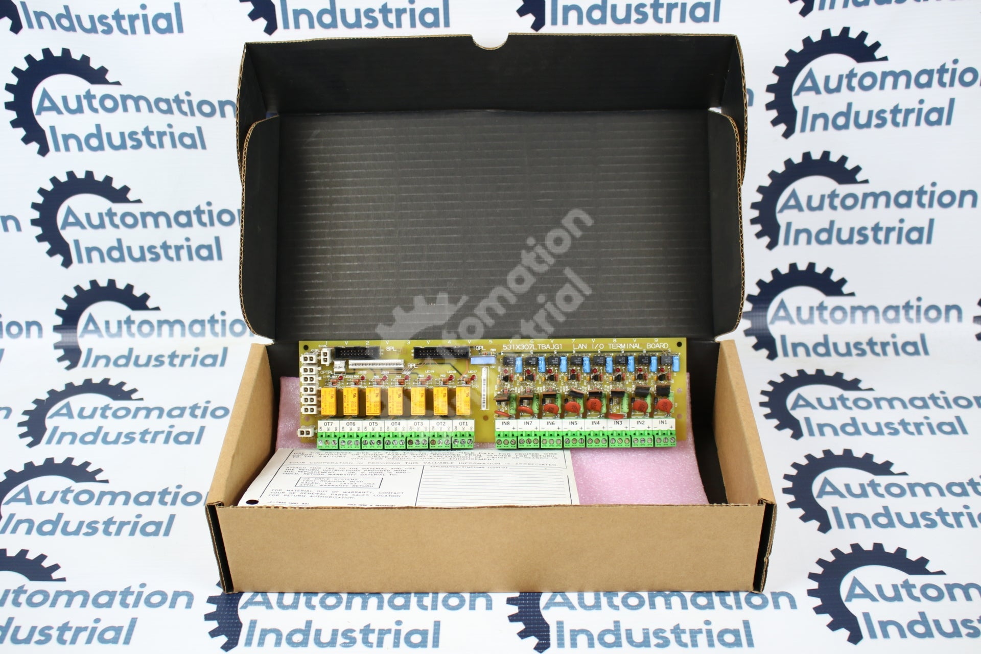 GE General Electric 531X307LTBAJG1 F31X307LTBAJG1 LAN Terminal Board