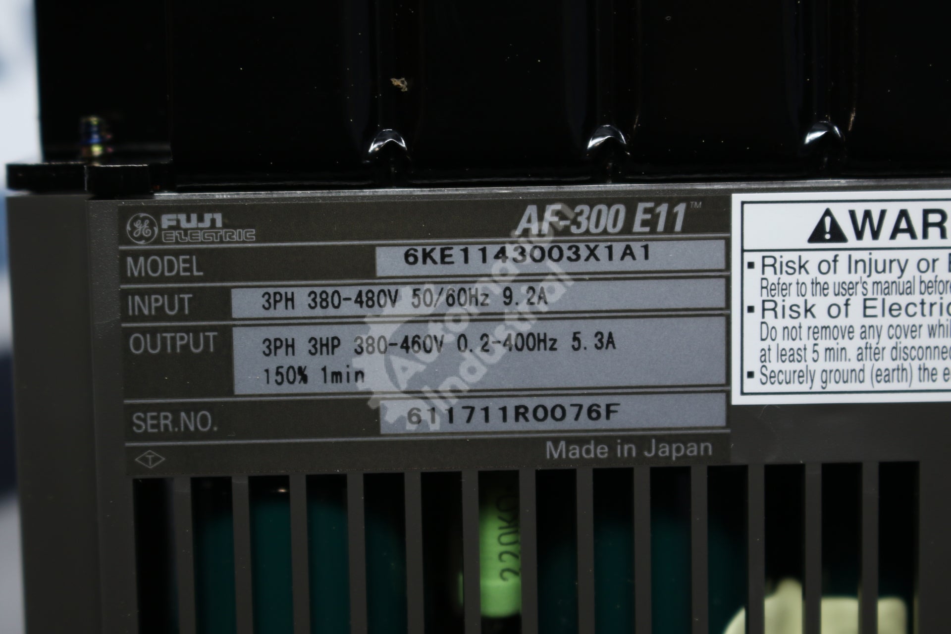 6KE1143003X1A1 By GE Fuji 380-460VAC 3-Phase Drive NSFP