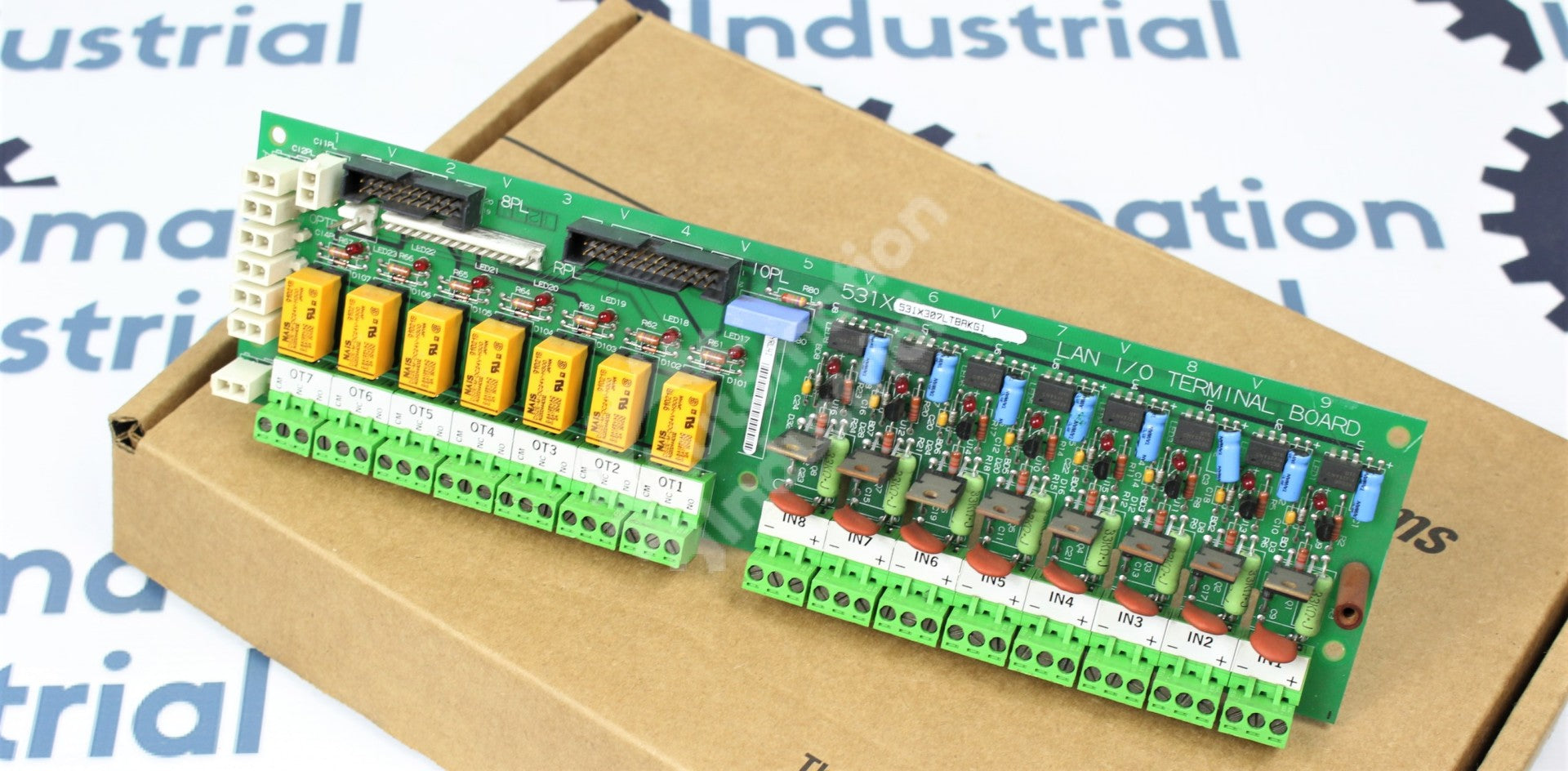 GE General Electric 531X307LTBAKG1 Relay Output I/O Terminal Board 531X Series