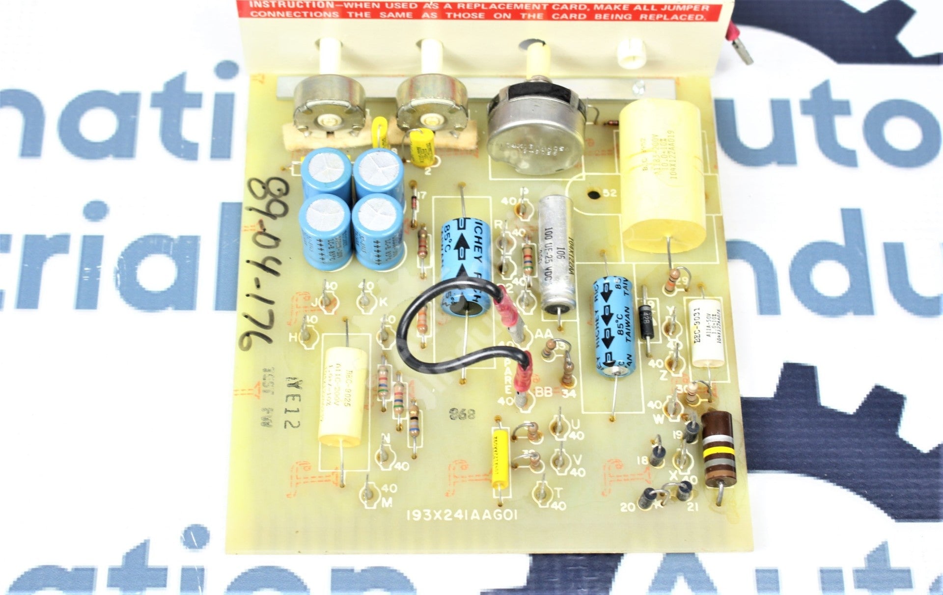 GE General Electric 193X241AAG01 Printed Relay Card