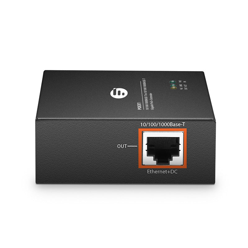 1-Port 10/100/1000M Gigabit PoE+ Extender, 1 x 802.3af/at PoE+ Input to 1 x 802.3af/at Output