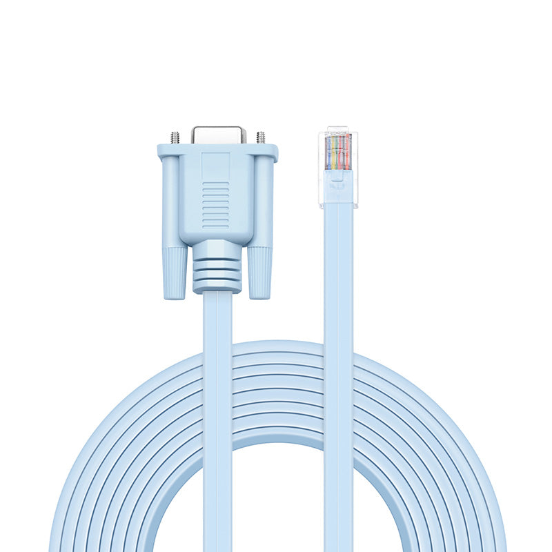 7ft (2m) RJ45 (Male) to DB9 (Female) Console Cable, Blue