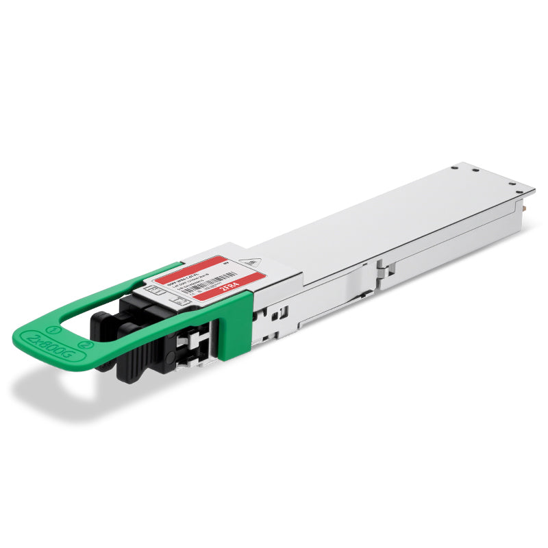 NVIDIA/Mellanox Compatible 1.6T 2 x FR4 OSFP Flat Top PAM4 1310nm 2km DOM Dual Duplex LC/UPC SMF InfiniBand XDR Optical Transceiver Module for Liquid-Cooled Switches