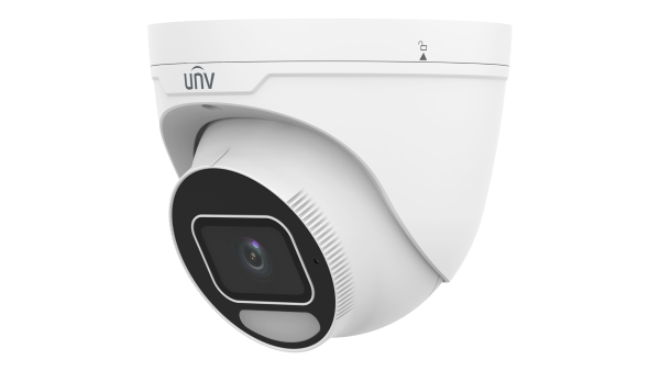 Uniview IPC3634SE-ADF40K-WP-I1 4MP White Light Wise-ISP Turret, 4.0mm