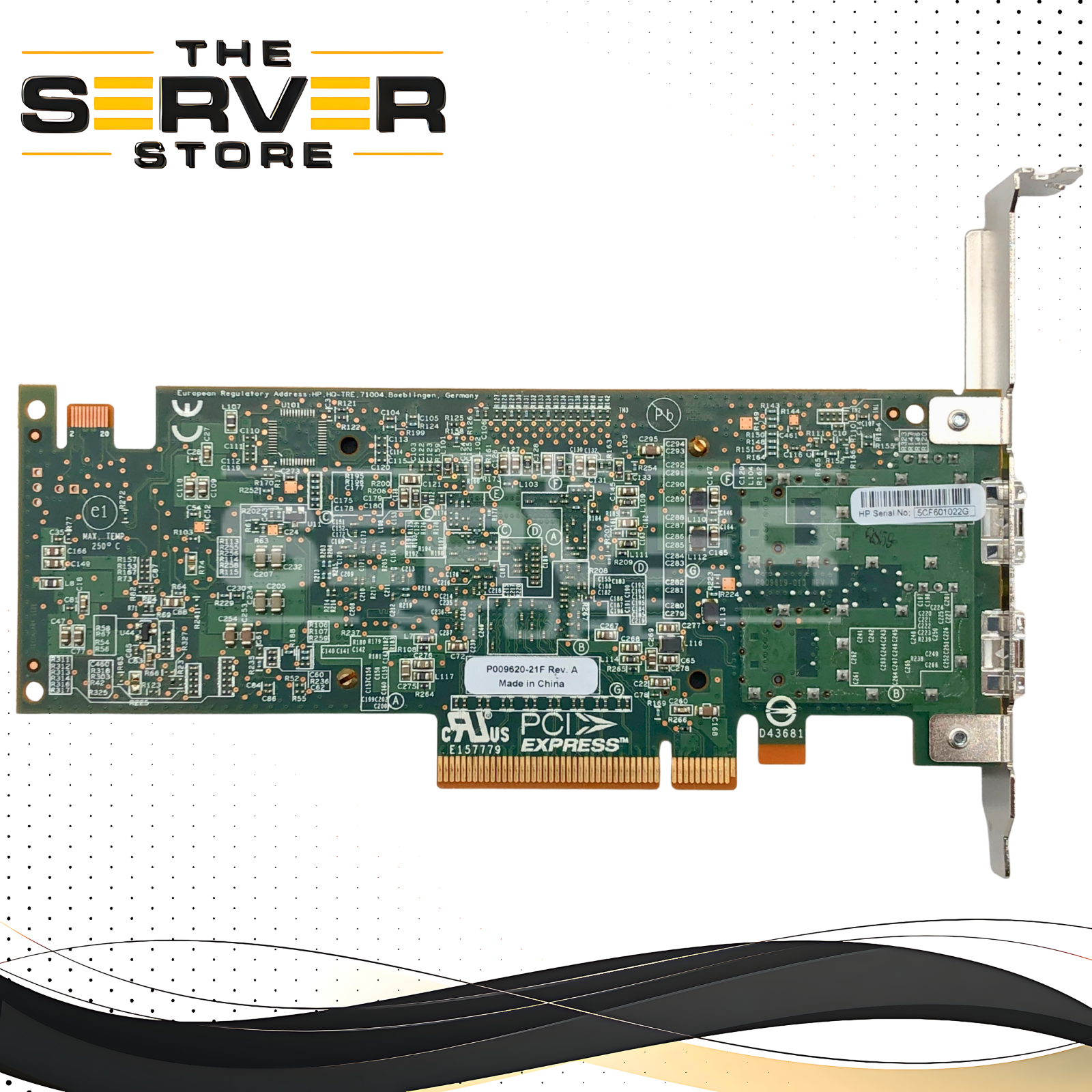 HPE CN1200E 10Gb 2P SFP+ FCoE Converged Network Card (CNA) ProLiant G9 G10 E7Y06A 767078-001