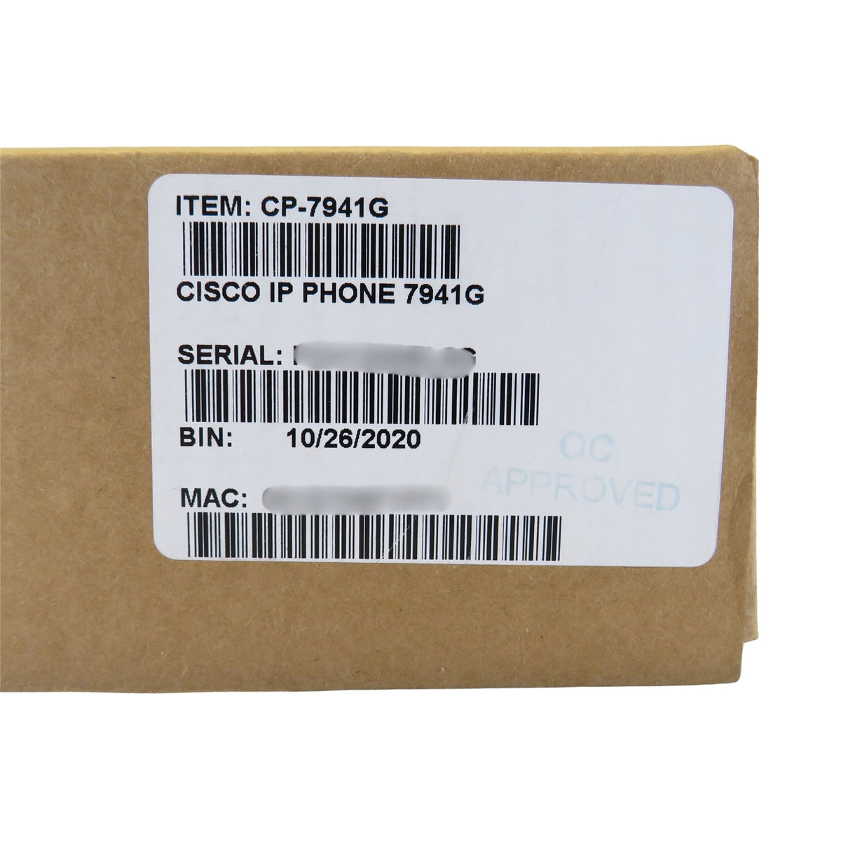 Cisco CP-7941G Unified IP Phone 7941G (New Open Box)
