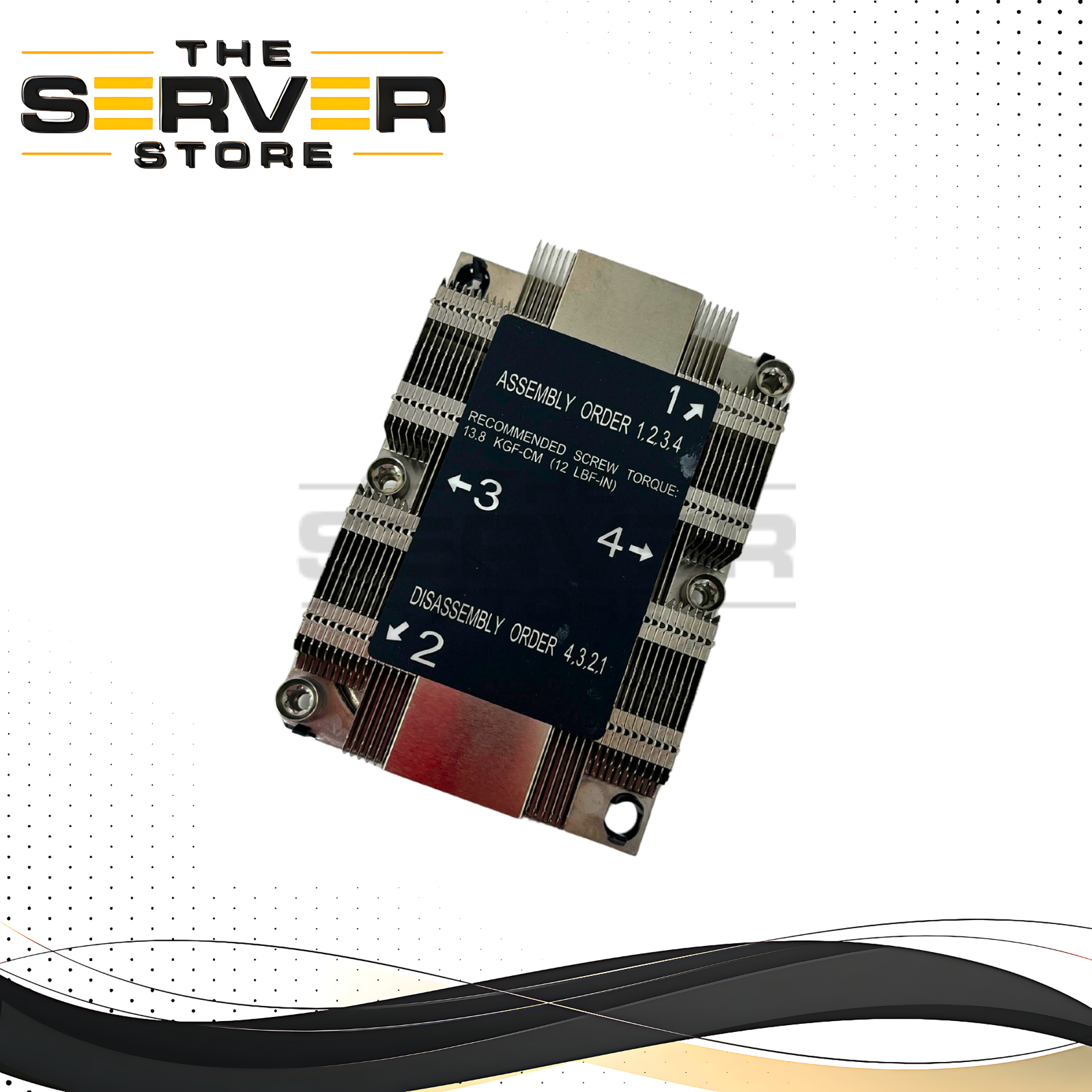 Supermicro 1U Passive CPU Heatsink FCLGA3647 Narrow ILM for X11 SNK-P0067PSM