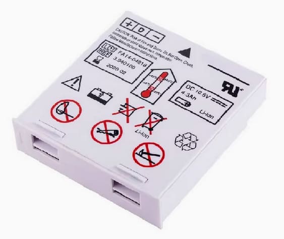 3.940100 FA14-04918 Battery for Schiller 2.200132 Defigard 5000 Argus PRO LifeCare 2