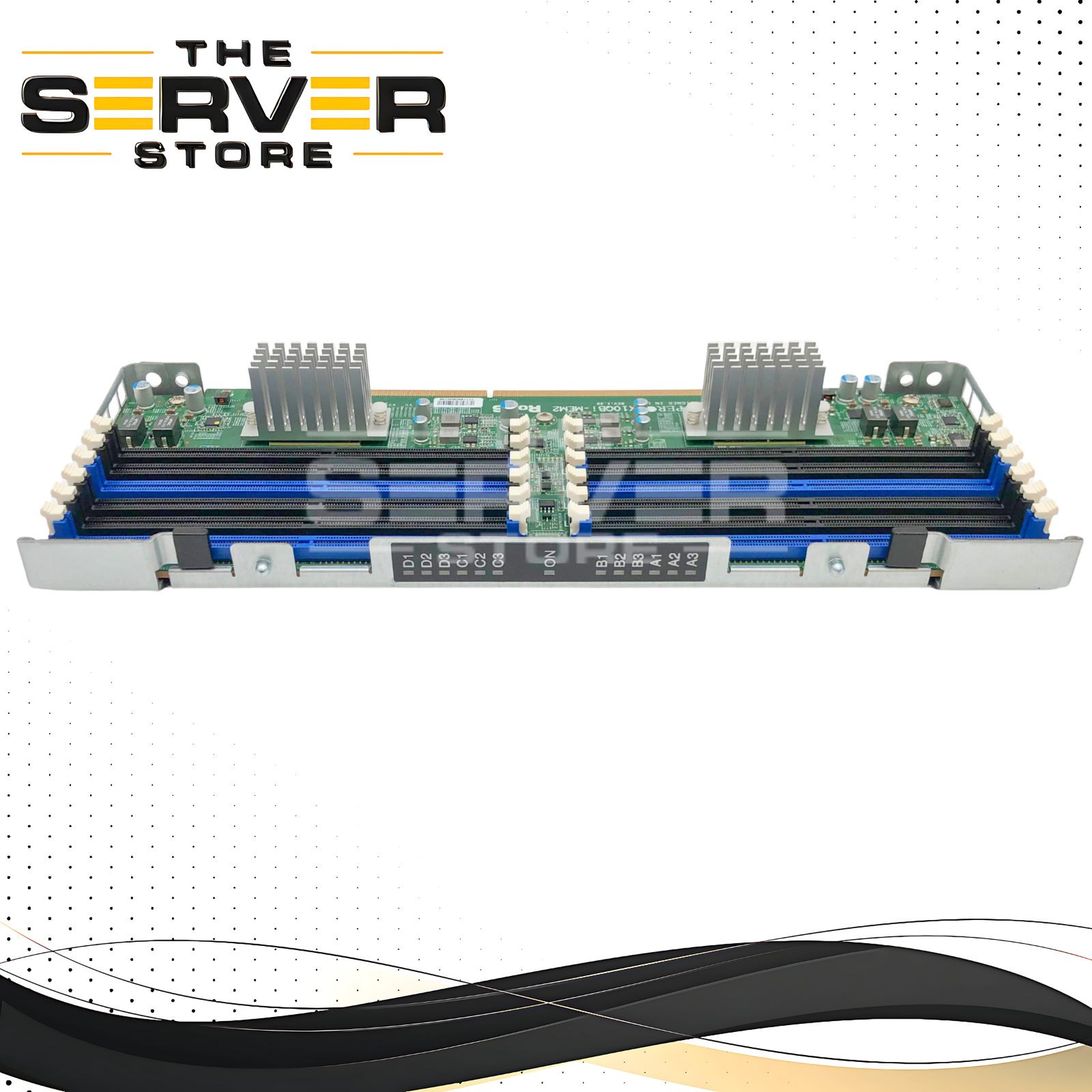 Supermicro X10QBi-MEM2 Memory Expansion Board. Featuring 12x DDR4 DIMM Slots. Designed for Supermicro X10QBi Motherboards. P/N: X10QBi-MEM2.