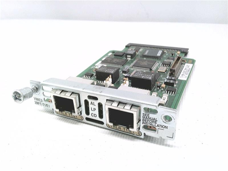 VWIC2-2MFT-T1/E1 | Cisco Router Multiflex Voice/WAN interface Card