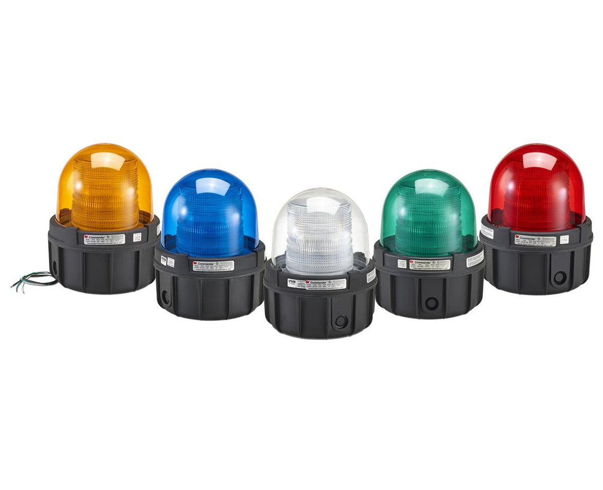 371DST-120G | Federal Signal 120 VAC Commander Double-Flash Strobe Light, Green Dome