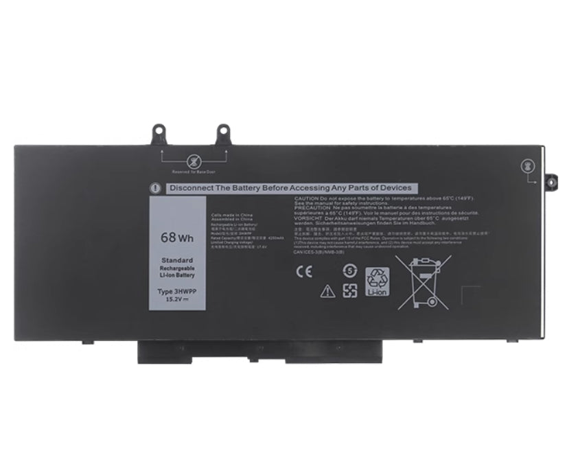 3HWPP 68Wh Battery for Dell Latitude 5400 15 5500 N2NLL T6DC2 YPVX3