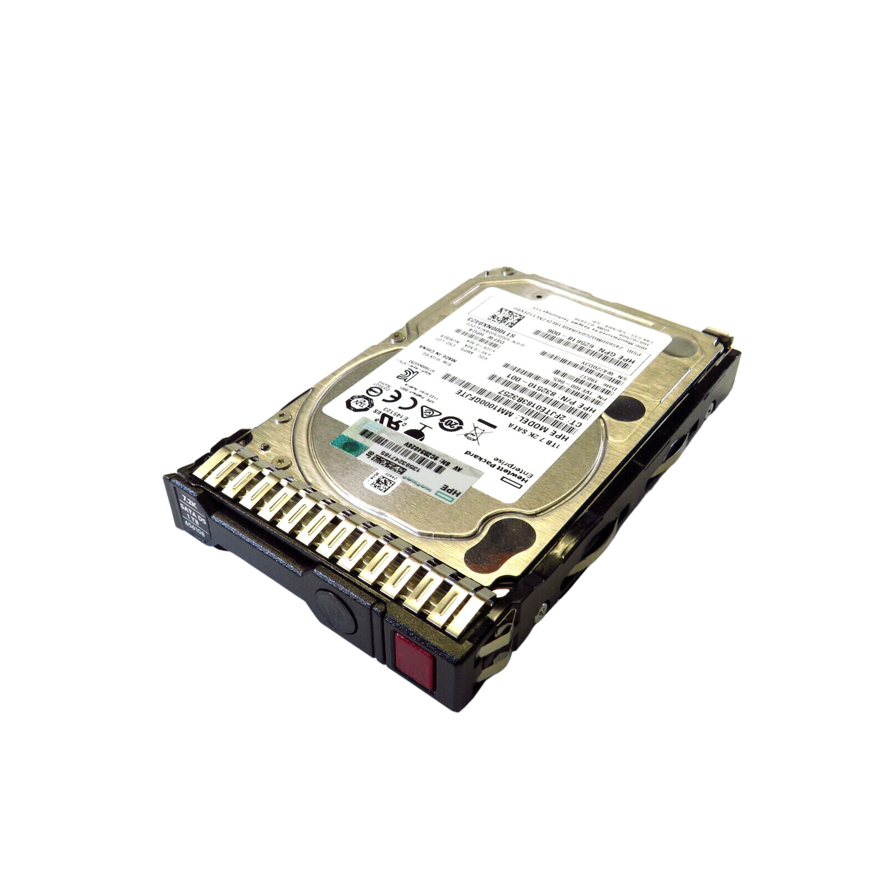 HP 656108-001 2.5" 1TB 7200RPM SATA III Hard Disk Drive (HDD), Silver (Refurbished)