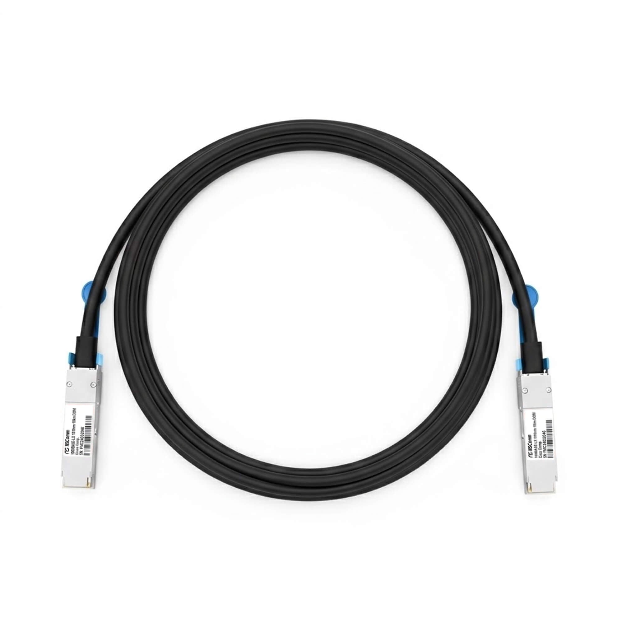 NSComm Generic Compatible 400G QSFP112 Active Direct Attach Copper Twinax Cable up to 3m(10ft)