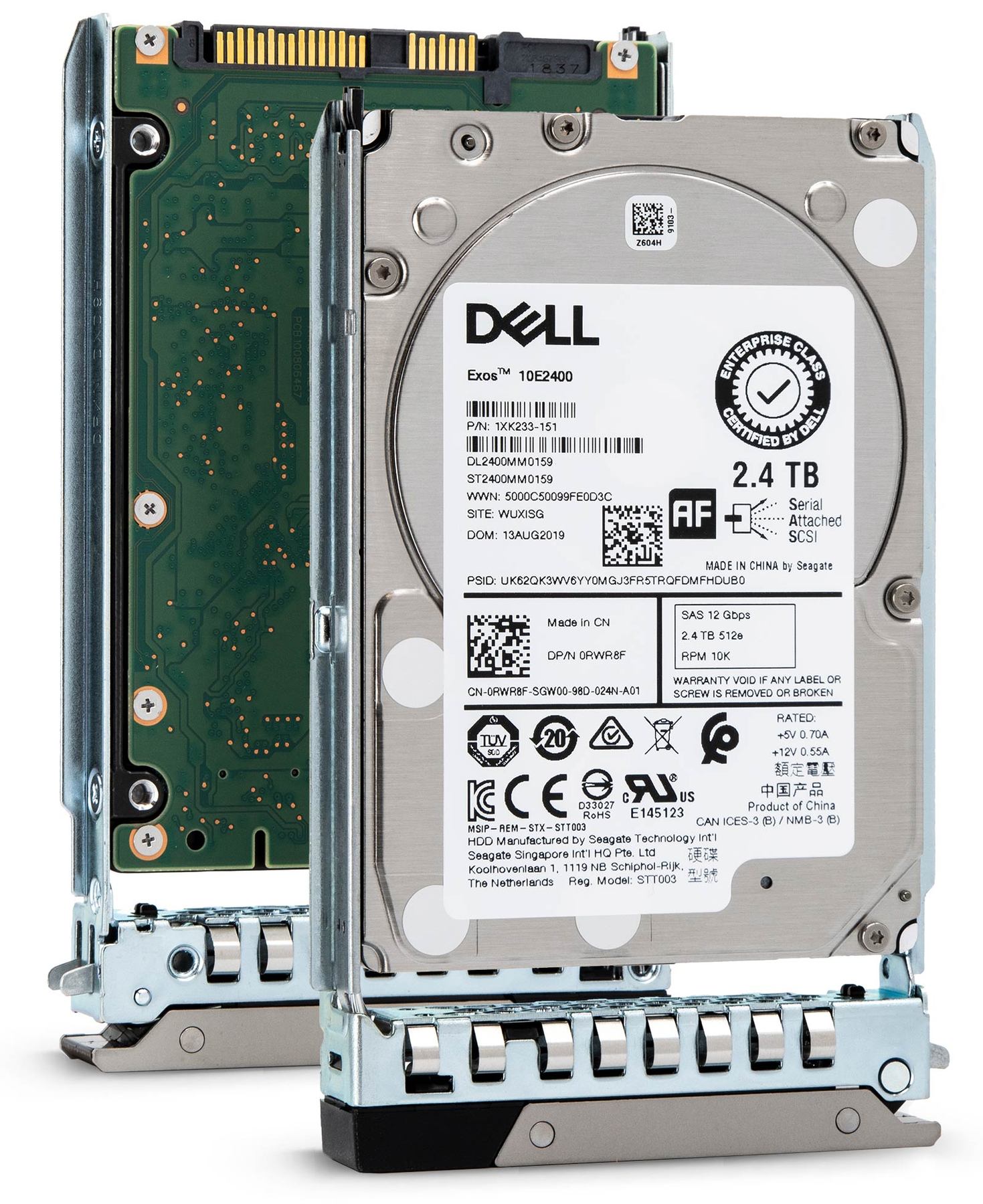 Dell G14 1XK233-151 2.4TB 10K RPM SAS 12Gb/s 512e 2.5" Hard Drive