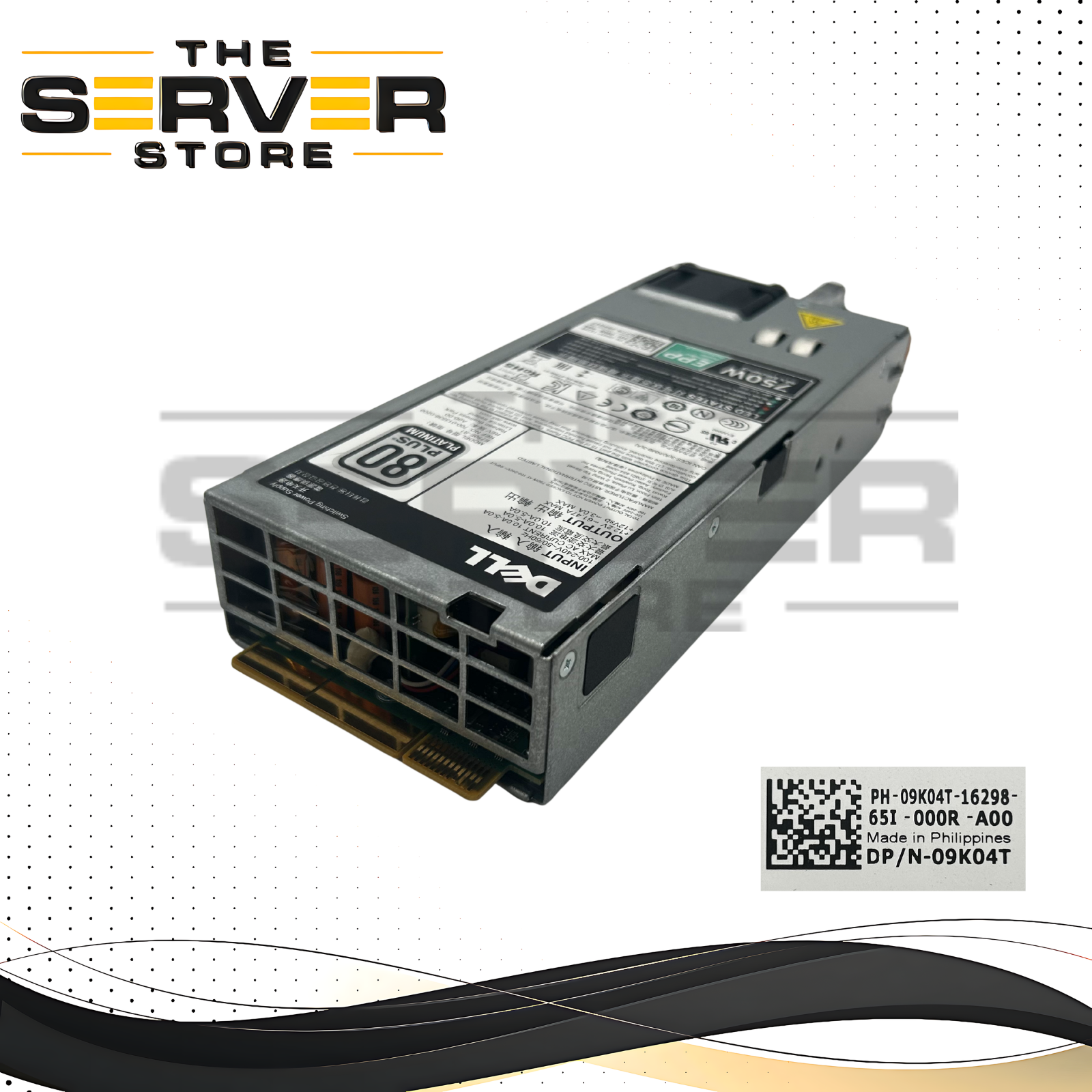 Dell PowerEdge R630 R730 R730XD T430 T630750W EPP 80 Plus PSU 09K04T 9K04T