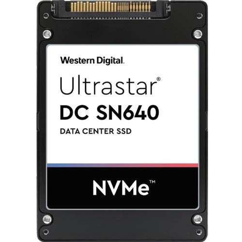 Western Digital Ultrastar DC SN640 WUS4BB019D7P3E4 0TS1850 1.92TB 0.8 DWPD PCIe Gen 3.0 x4 4GB/s 3D TLC U.2 NVMe 2.5in SSD