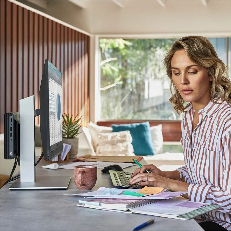HP Elite Mini 800 G9 Desktop Computer - Intel Core i5 14th Gen i5-14500T - 16 GB - 256 GB SSD - Desktop Mini